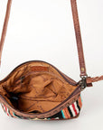 American Darling Saddle Blanket Genuine Leather Women Bag Western Handbag Purse