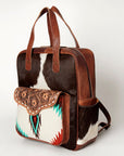 ADBG849C American Darling Saddle Blanket Hair On Genuine Leather Women Bag Western Handbag Purse