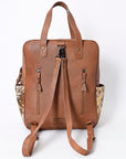 ADBG849E American Darling Hand Tooled Saddle Blanket Hair On Genuine Leather Women Bag Western Handbag Purse