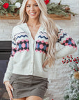 Aria Stripe Geometric Up Sweater