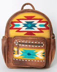 ADBG853B American Darling Saddle Blanket Genuine Leather Women Bag Western Handbag Purse