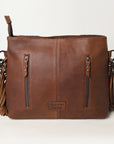 American Darling ADBGZ623 Crossbody Hand Tooled Hair-On Genuine Leather Women Bag Western Handbag Purse