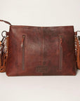 American Darling ADBGZ624 Crossbody Hand Tooled Hair-On Genuine Leather Women Bag Western Handbag Purse