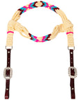 Hilason Horse 100% Wool Headstall Woven Off White