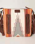 American Darling ADBGZ365 Signature Crossbody Hand Tooled Saddle Blanket Genuine Leather Women Bag Western Handbag Purse