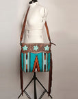 American Darling Signature Crossbody Hand Tooled Saddle Blanket Genuine Leather Women Bag Western Handbag Purse
