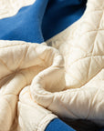 Colorblock Quilted Fleece Patchwork Oversize Hoodie