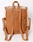 ADBG860B American Darling Hand Tooled Hair On Genuine Leather Women Bag Western Handbag Purse