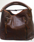 Never Mind Nmbgm124B Tote Vintage Handmade Genuine Cowhide Leather Women Bag Western Handbag Purse