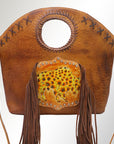 American Darling ADBGM257A Bucket Genuine Leather Women Bag Western Handbag Purse