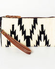 American Darling ADBG344AI Wristlet Saddle Blanket Genuine Leather Women Bag Western Handbag Purse