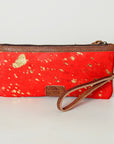 American Darling Wristlet Hair on Genuine Leather Western Women Bag | Handbag Purse | Women Wristlet | Wristlet Wristlet | Travel Wristlet | Leather Wristlet | Clutch Wristlet