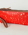 American Darling Wristlet Genuine Leather Women Bag W. Handbag Purse –