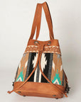 ADBG862C American Darling Hand Tooled Saddle Blanket Genuine Leather Women Bag Western Handbag Purse