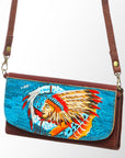 American Darling Wallet Genuine Leather Women Bag Western Handbag Purse