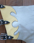 Hilason Pro Rodeo Bronc Bull-Riding Show Genuine Leather Chaps