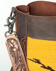 American Darling Large Crossbody Saddle Blanket Genuine Leather Western Women Bag Handbag Purse | Western Crossbody Bag | Travel Crossbody Bags | College Crossbody Bag | Casual Crossbody Bag