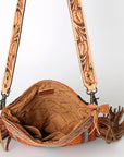 American Darling Cross Body Hand Tooled Saddle Blanket Genuine Leather Women Bag Western Handbag Purse
