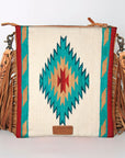 American Darling Cross Body Hand Tooled Saddle Blanket Genuine Leather Women Bag Western Handbag Purse