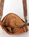 American Darling ADBG865 Large Crossbody Saddle Blanket Genuine Leather Women Bag Western Handbag Purse