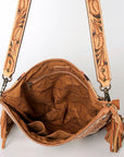 American Darling Signature Crossbody Hand Tooled Saddle Blanket Genuine Leather Women Bag Western Handbag Purse