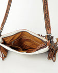 American Darling ADBGS192AD Messenger Hair On Genuine Leather Women Bag Western Handbag Purse