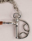 BAR H EQUINE Kimberwick Bit with Comfort Mouth & Copper Rollers