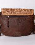 American Darling Messenger Hand Tooled Genuine Leather Women Bag Western Handbag Purse