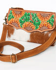 American Darling Hand Tooled Genuine Leather Women Bag Western Handbag Purse