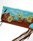 American Darling Envelope Genuine Leather Women Bag Western Handbag Purse