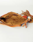 American Darling Wristlet Hand Tooled Saddle Blanket Genuine Leather Western Women Bag | Handbag Purse | Women Wristlet Purse | Wristlet Purse | Travel Wristlet Purse | Leather Wristlet Purse | Clutch Wristlet Purse