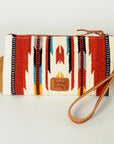 American Darling Wristlet Hand Tooled Saddle Blanket Genuine Leather Western Women Bag | Handbag Purse | Women Wristlet Purse | Wristlet Purse | Travel Wristlet Purse | Leather Wristlet Purse | Clutch Wristlet Purse