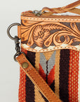 American Darling Wristlet Hand Tooled Saddle Blanket Genuine Leather Western Women Bag | Handbag Purse | Women Wristlet Purse | Wristlet Purse | Travel Wristlet Purse | Leather Wristlet Purse | Clutch Wristlet Purse
