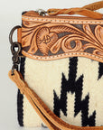 American Darling Wristlet Hand Tooled Saddle Blanket Genuine Leather Western Women Bag | Handbag Purse | Women Wristlet Purse | Wristlet Purse | Travel Wristlet Purse | Leather Wristlet Purse | Clutch Wristlet Purse