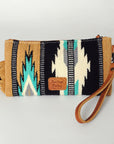 American Darling Wristlet Hand Tooled Saddle Blanket Genuine Leather Western Women Bag | Handbag Purse | Women Wristlet Purse | Wristlet Purse | Travel Wristlet Purse | Leather Wristlet Purse | Clutch Wristlet Purse