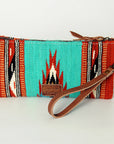 American Darling Wristlet Hand Tooled Saddle Blanket Genuine Leather Western Women Bag | Handbag Purse | Women Wristlet Purse | Wristlet Purse | Travel Wristlet Purse | Leather Wristlet Purse | Clutch Wristlet Purse