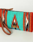 American Darling Wristlet Hand Tooled Saddle Blanket Genuine Leather Western Women Bag | Handbag Purse | Women Wristlet Purse | Wristlet Purse | Travel Wristlet Purse | Leather Wristlet Purse | Clutch Wristlet Purse