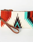 American Darling Wristlet Saddle Blanket Genuine Leather Western Women Bag | Handbag Purse | Women Wristlet Purse | Wristlet Purse | Travel Wristlet Purse | Leather Wristlet Purse | Clutch Wristlet Purse