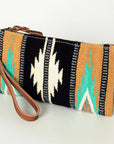 American Darling Wristlet Genuine Leather Women Bag W. Handbag Purse –