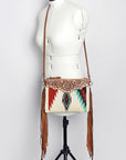 American Darling Cross Body Saddle Blanket Genuine Leather Women Bag Western Handbag Purse