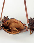 American Darling Cross Body Saddle Blanket Genuine Leather Women Bag Western Handbag Purse