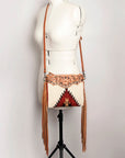 American Darling Cross Body Saddle Blanket Genuine Leather Women Bag Western Handbag Purse