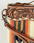 American Darling Wristlet Hand Tooled Saddle Blanket Genuine Leather Western Women Bag | Handbag Purse | Women Wristlet Purse | Wristlet Purse | Travel Wristlet Purse | Leather Wristlet Purse | Clutch Wristlet Purse