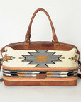 American Darling Duffel Saddle Blanket Genuine Leather Women Bag Western Handbag Purse