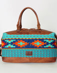 American Darling Duffel Saddle Blanket Genuine Leather Women Bag Western Handbag Purse