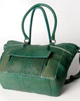 Never Mind Nmbgz126A Tote Vintage Handmade Genuine Cowhide Leather Women Bag Western Handbag Purse