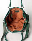 Never Mind Nmbgz126A Tote Vintage Handmade Genuine Cowhide Leather Women Bag Western Handbag Purse