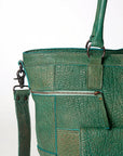 Never Mind Nmbgz126A Tote Vintage Handmade Genuine Cowhide Leather Women Bag Western Handbag Purse