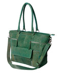 Never Mind Nmbgz126A Tote Vintage Handmade Genuine Cowhide Leather Women Bag Western Handbag Purse