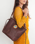 American Darling Bucket Full Grain Genuine Leather Western Women Bag Handbag Purse | Travel Bags College Casual